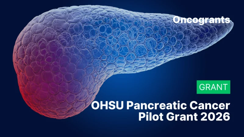 Top 10 OncoGrants This Week: Melanoma, Breast Cancer, Radiation Oncology, Lung Cancer Recurrence, and Cancer Support Programs 6 OHSU Pancreatic Cancer Pilot Grant 2026