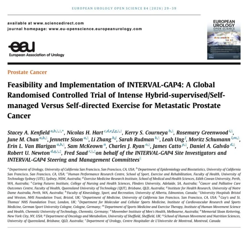 Nicolas Hart: Global Phase III Trial Highlights Promise of Exercise in Prostate Cancer