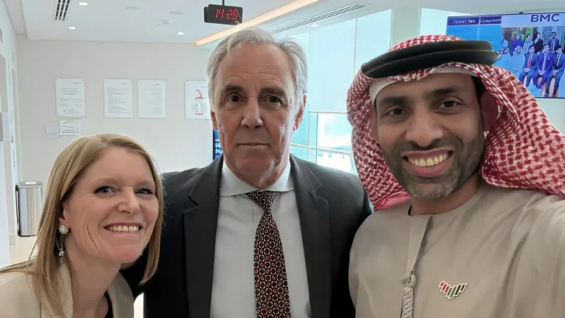 Humaid Al-Shamsi: Honored to Host Peters Solange and Carlos Barrios at BCI