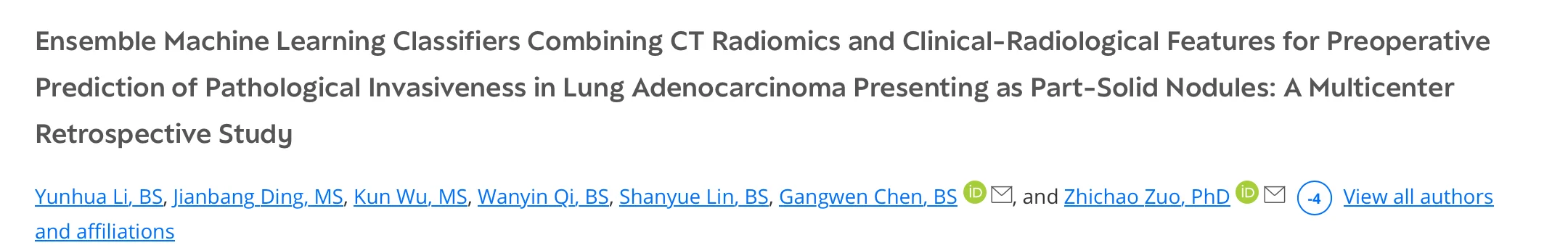 Applonia Rose: Selection of High Performing Research Articles and Insightful Reviews in TCRT During 2025