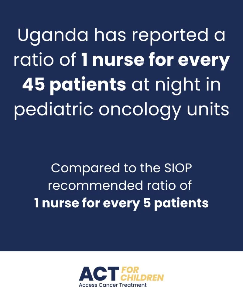 1 Nurse. 45 Children. The Reality of Pediatric Cancer Care in LMICs - ACT 4 Children
