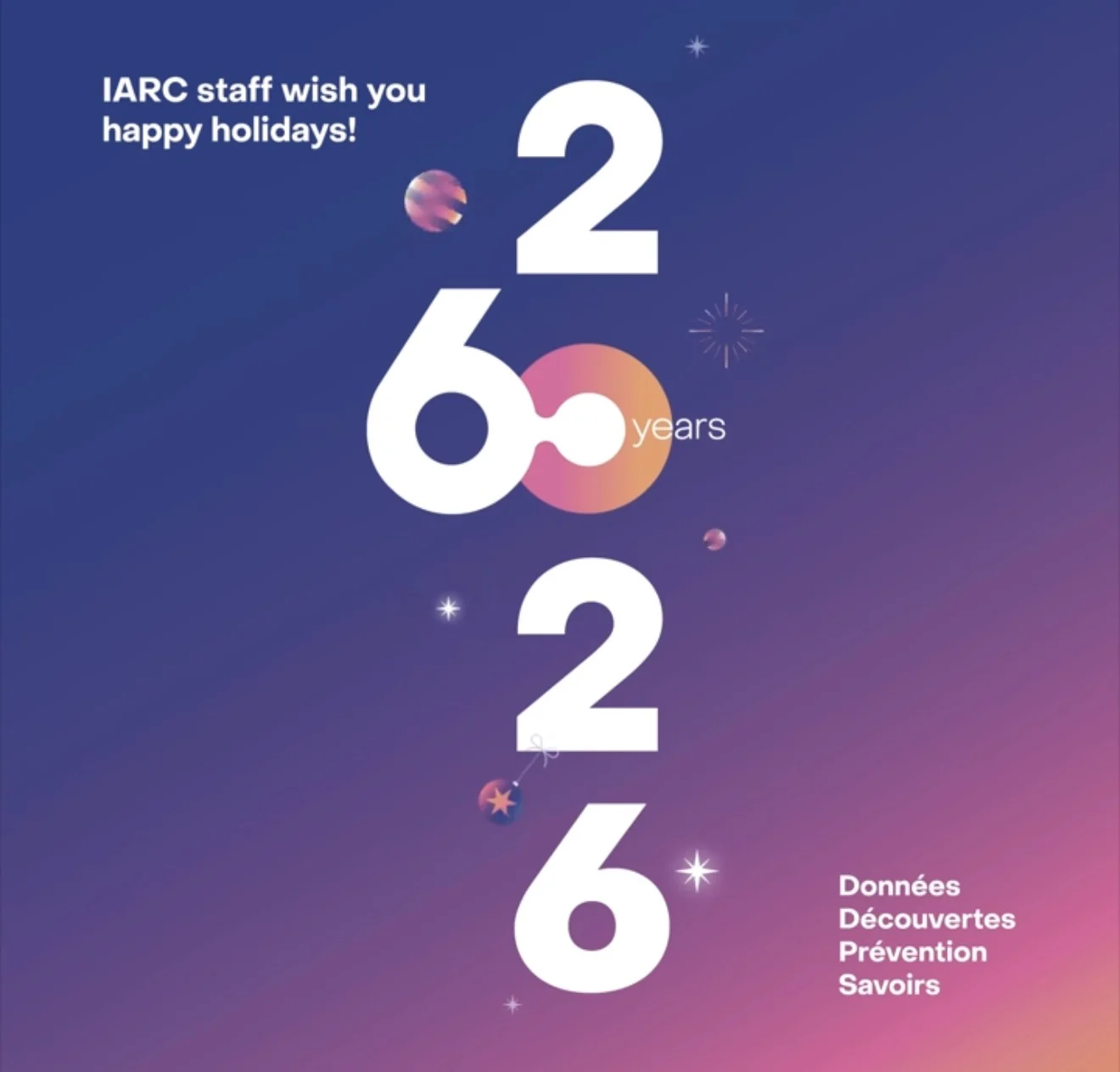 IARC Announces Extended Abstract Submission Period for IARC@60 2 IARC Announces Extended Abstract Submission Period for IARC@60