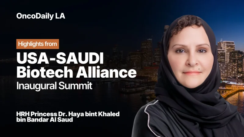 HRH Princess Haya Bint Khaled Bin Bandar Al Saud at the USA–SAUDI Biotech Alliance Summit: A Powerful Vision for Global Health Innovation