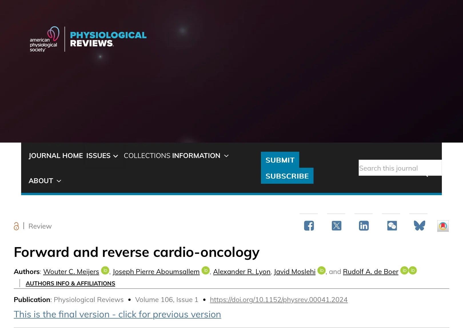 Davood Khoda Amorzideh: Forward And Reverse Cardio-Oncology 2 Davood Khoda-Amorzideh