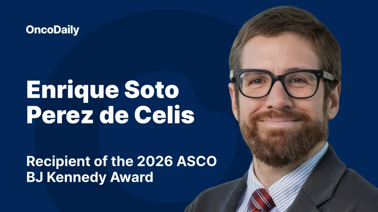 Enrique Soto Perez de Celis: Honored to Receive the BJ Kennedy Award from ASCO