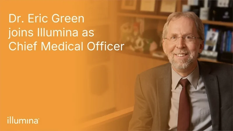 Eric Green is Appointed Chief Medical Officer at Illumina