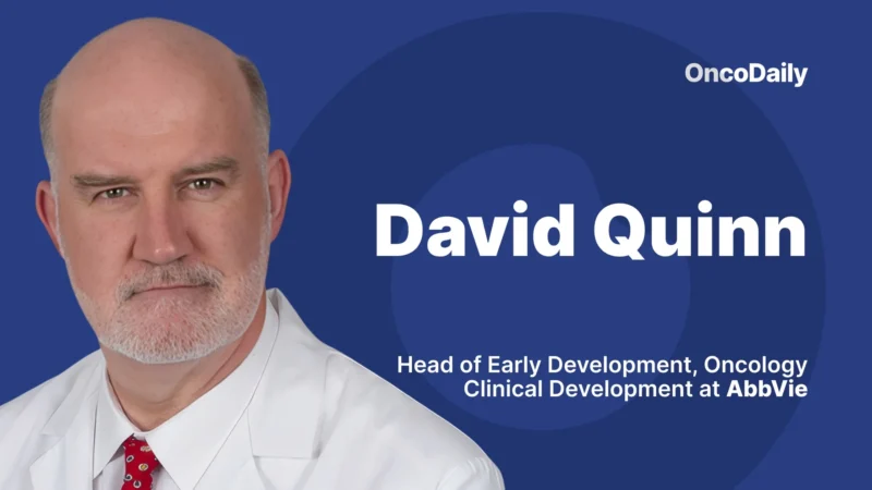 David Quinn is Appointed Head of Early Development, Oncology Clinical Development at AbbVie
