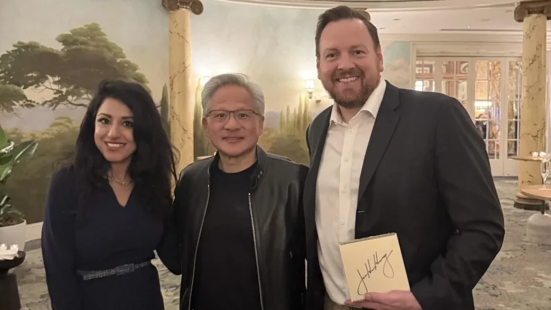 Chris Gibson: Humbled to Receive the ‘Jensen Edition’ DGX Spark at JPM 2026