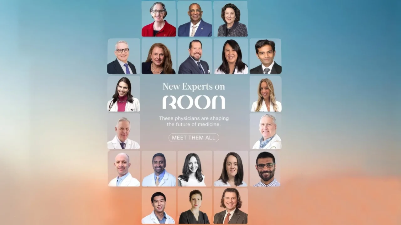 Roon Welcomes New Founding Physicians to Its Clinical Community