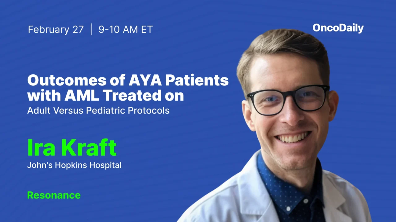 Outcomes of Adolescent and Young Adult Patients with AML Treated on Adult vs Pediatric Protocols – Resonance