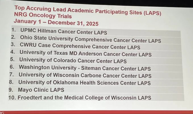 Jame Abraham: Acknowledging Patient Participation and Investigator Leadership in Cancer Trials 2 Jame Abraham