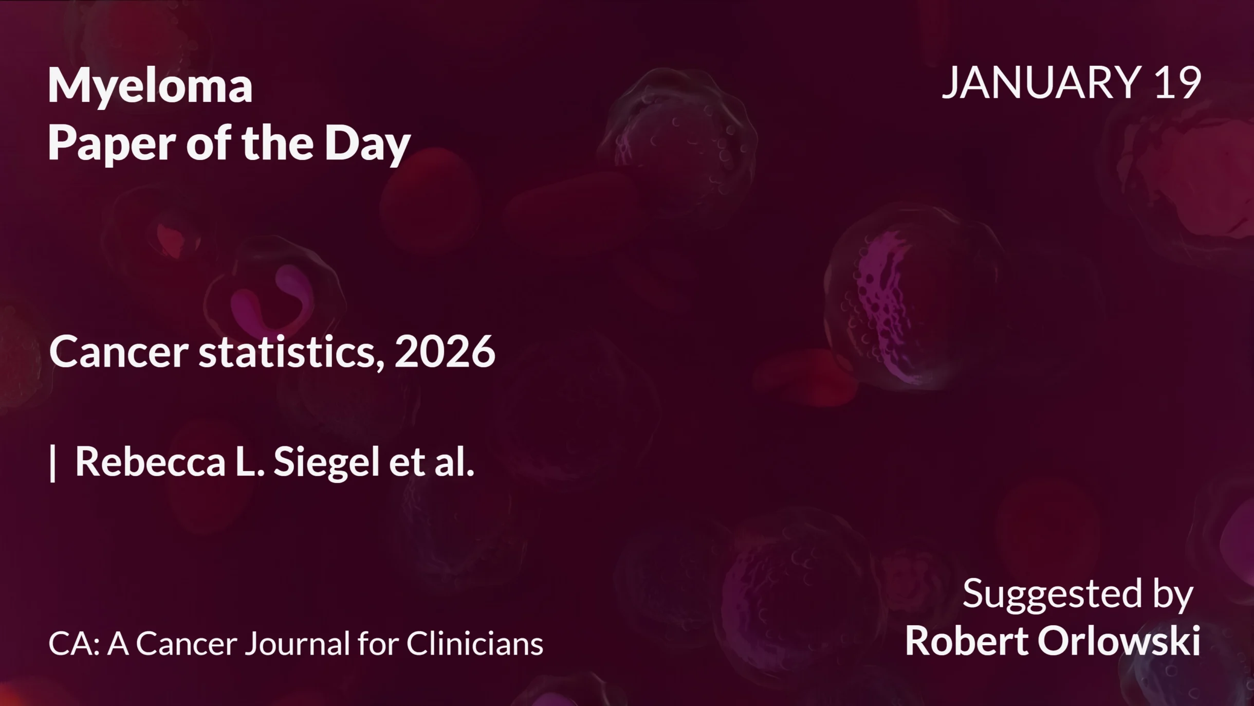 Myeloma Paper of the Day