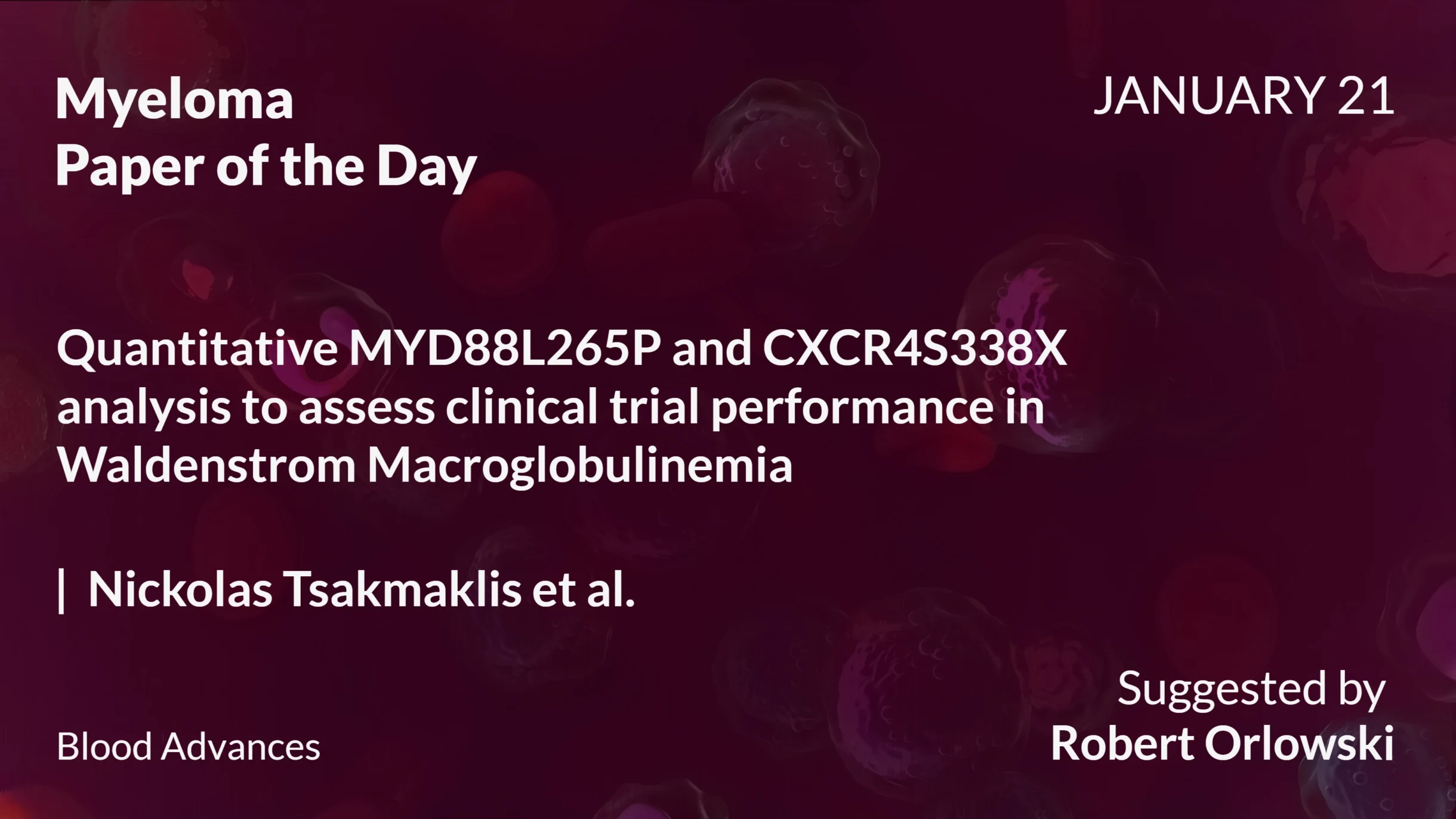 Myeloma Paper of the Day