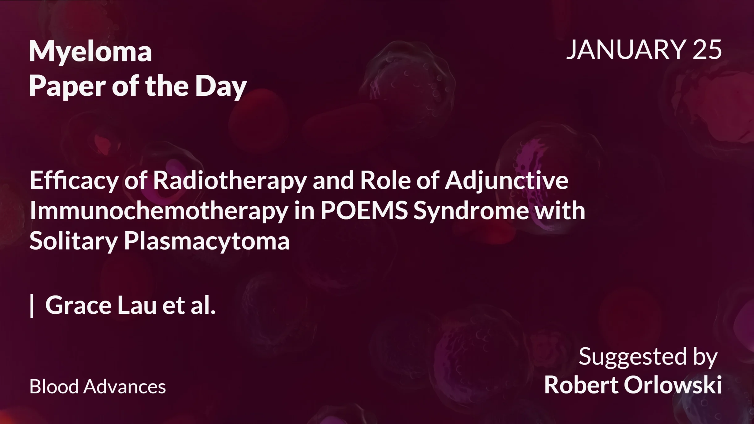 Myeloma Paper of the Day