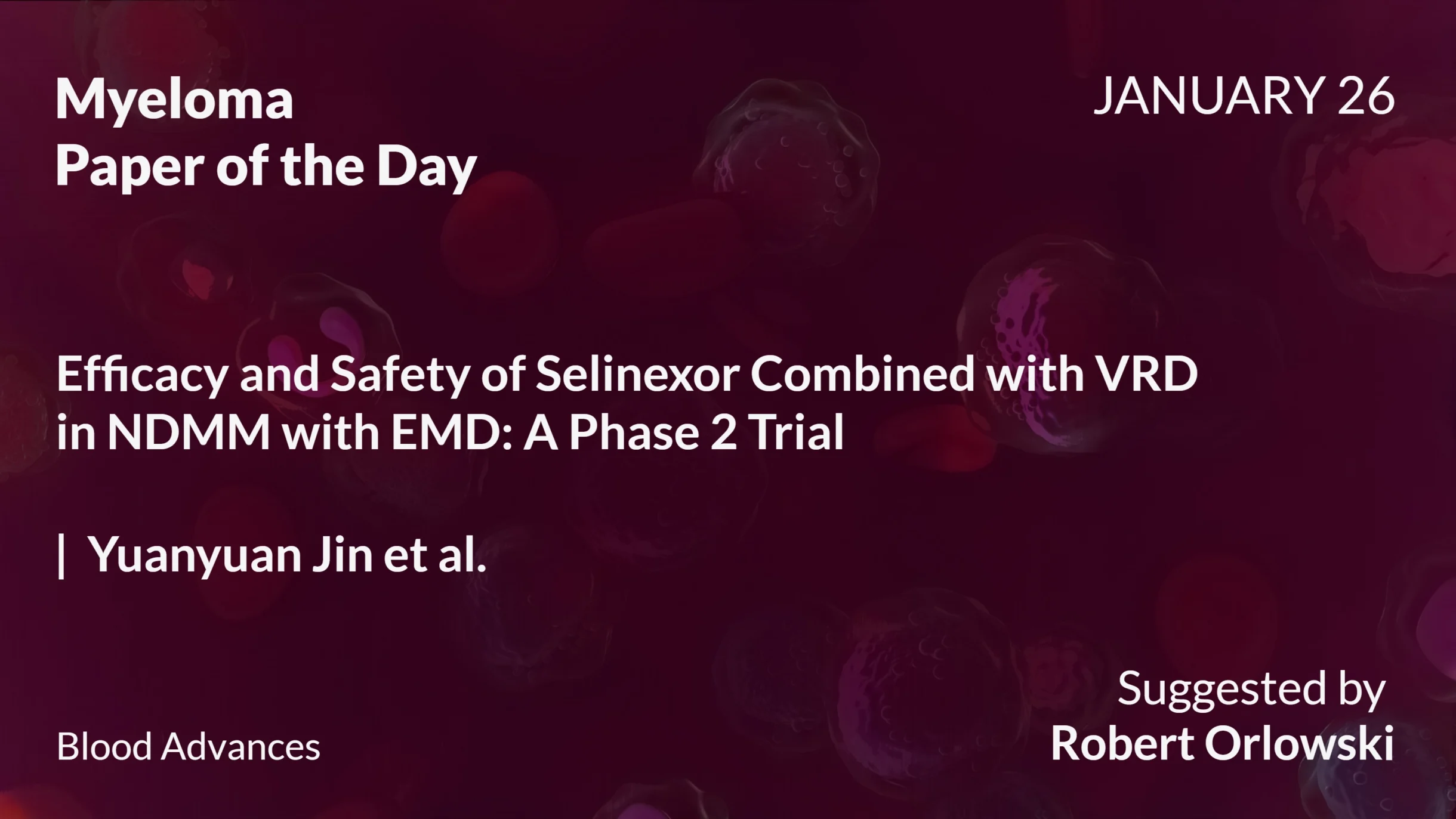 Myeloma Paper of the Day