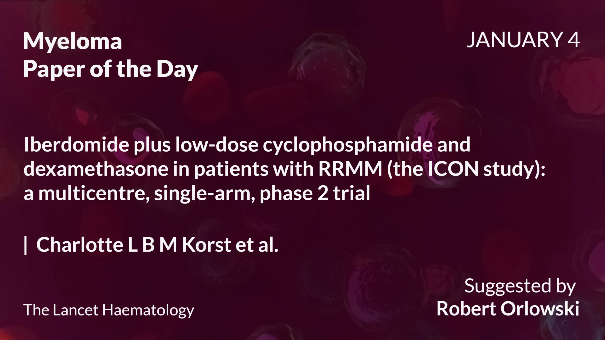 Myeloma Paper of the Day