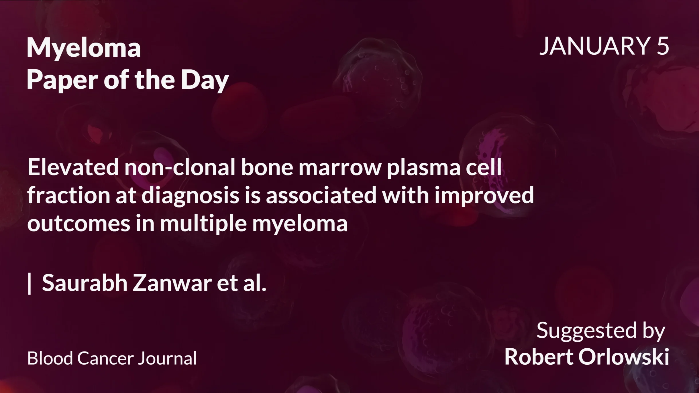 Myeloma Paper of the Day