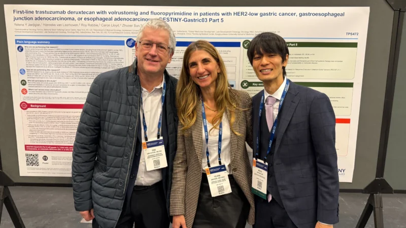 Yelena Janjigian, Eric Van Cutsem, and Kohei Shitara at GI26 – MSK Department of Medicine