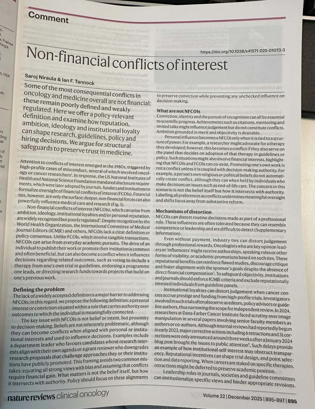 Saroj Niraula: A Meaningful Start to the Year in Oncology Research 2 Saroj Niraula