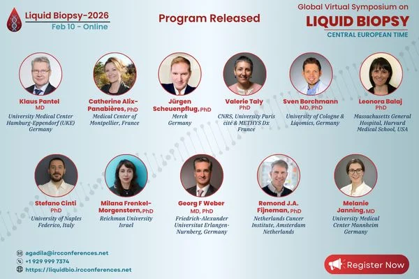 The Program for the Global Virtual Liquid Biopsy Symposium is Now Live - Advances in Liquid Biopsy