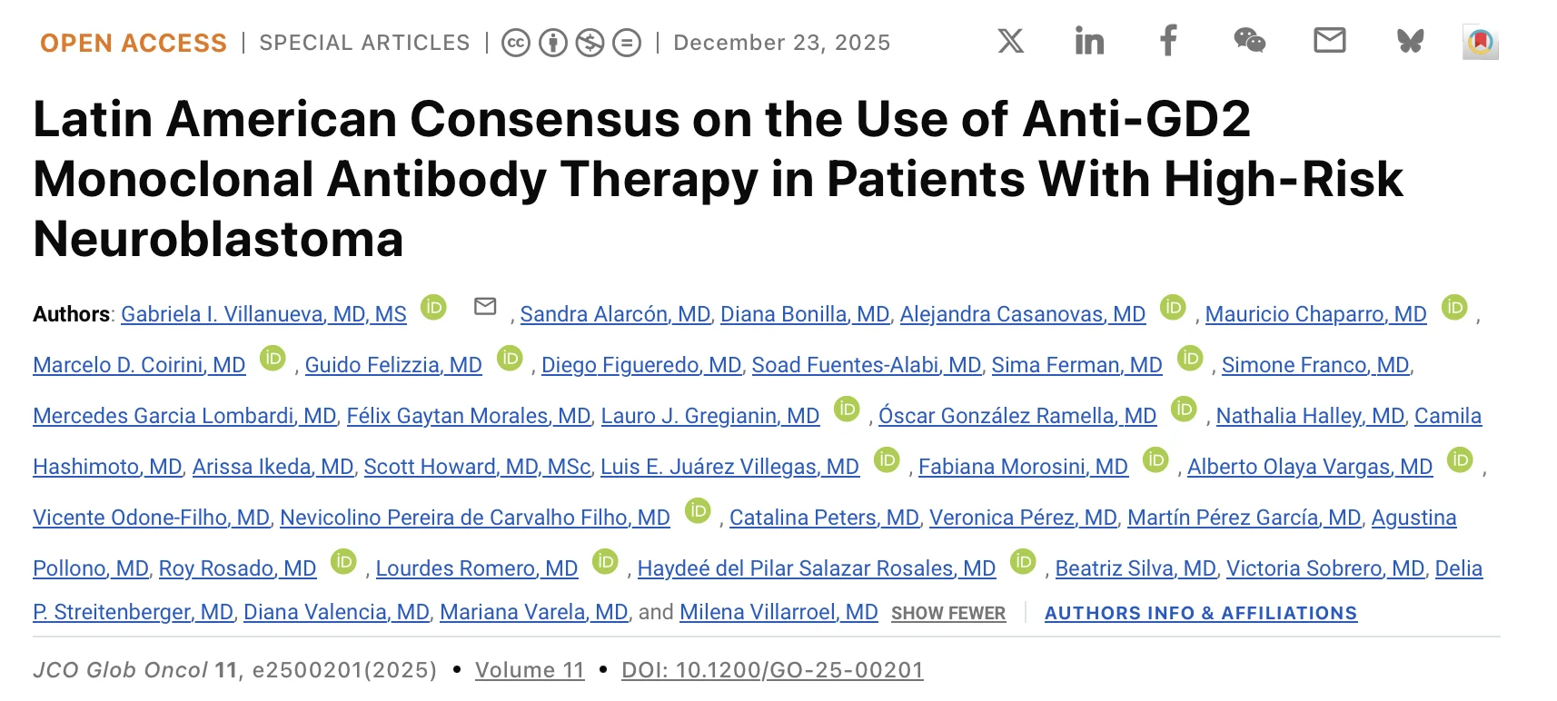 Guillermo Chantada: Latin American Consensus on the Use of Immunotherapy for High-Risk Neuroblastoma 2 Guillermo Chantada: Latin American Consensus on the Use of Immunotherapy for High-Risk Neuroblastoma