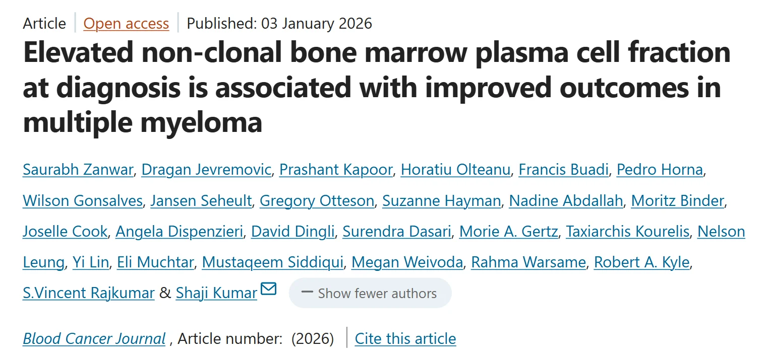 Myeloma Paper of the Day, January 5th, Suggested by Robert Orlowski
