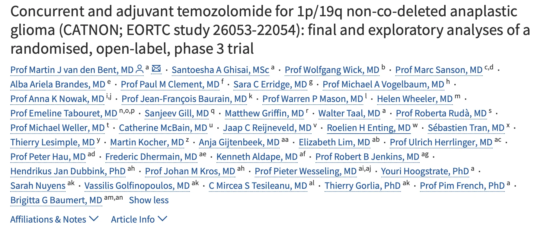 Moawia Mohammed Ali Elhassan: Practice-Changing Update in Neuro-Oncology 2 Moawia Mohammed Ali Elhassan: Practice-Changing Update in Neuro-Oncology