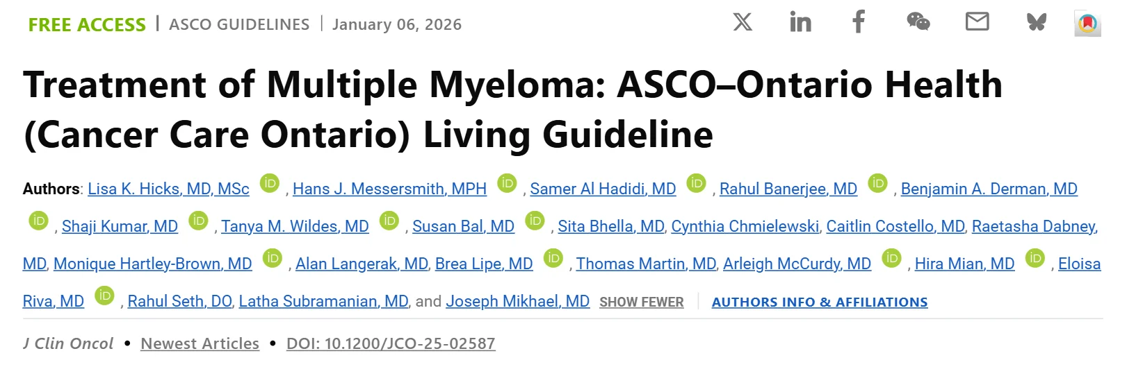 Myeloma Paper of the Day, January 20th, Suggested by Robert Orlowski