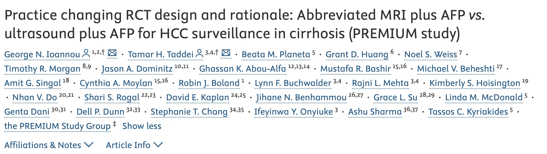 Ghassan Abou-Alfa: The New Standard for Screening Abbreviated MRI Plus AFP