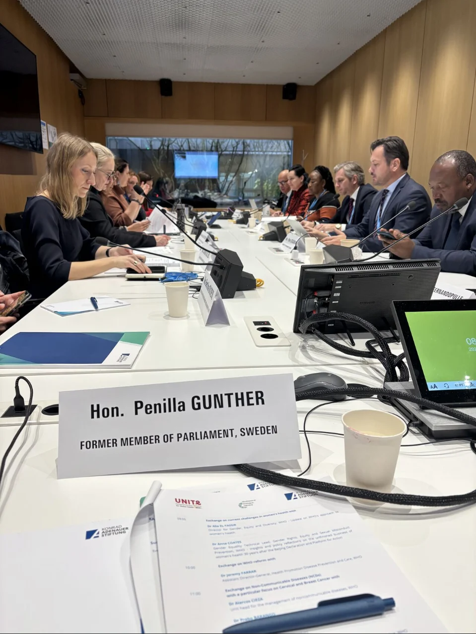 Penilla Gunther: UNITE Parliamentarians Network for Global Health and Konrad-Adenauer-Stiftung