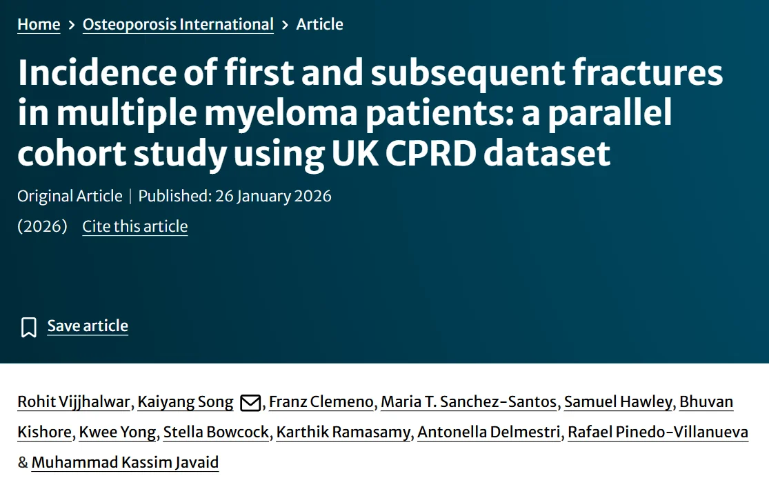 Myeloma Paper of the Day, January 27th, Suggested by Robert Orlowski