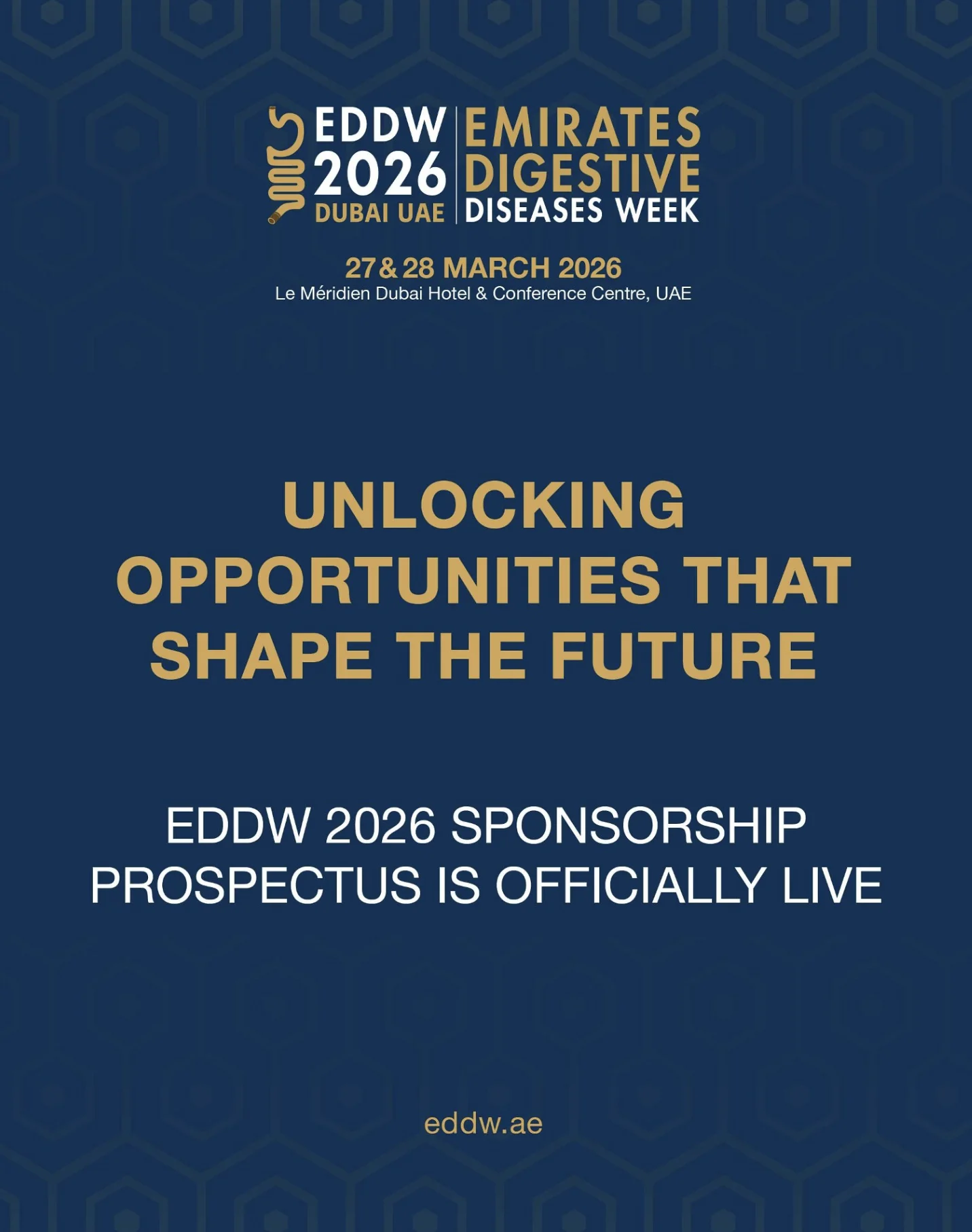 The Emirates Digestive Diseases Week 2026 Sponsorship Prospectus is Live