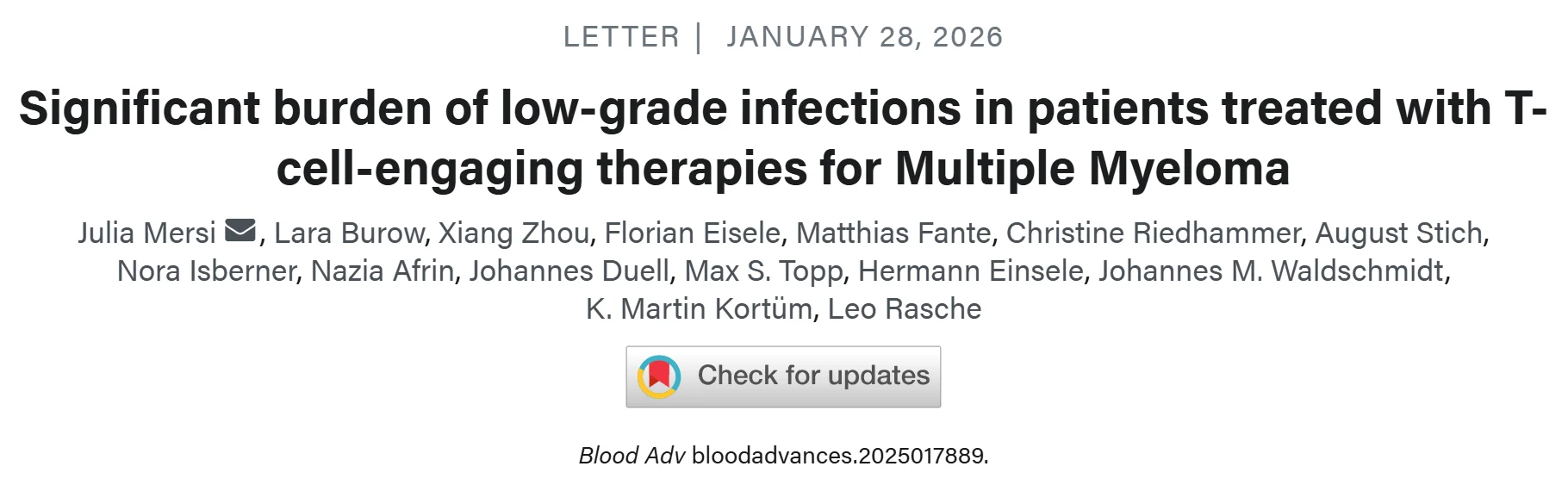 Myeloma Paper of the Day, January 30th, Suggested by Robert Orlowski