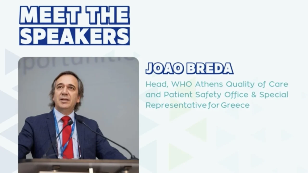 Joao Breda Will Be a Speaker at the 10th Annual Conference of the Hellenic Cancer Federation