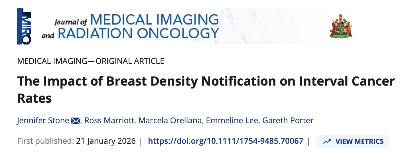 Emmeline Lee: Impact of Breast Density Notification on Interval Cancers