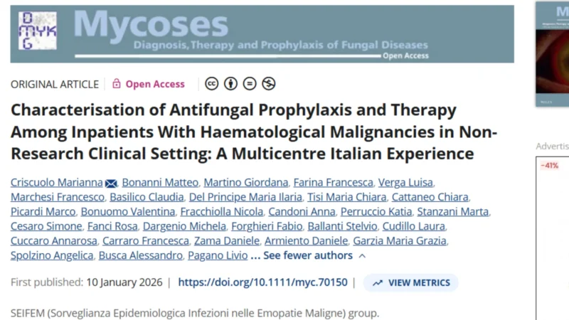 Simone Cesaro: How antifungal prophylaxis in hematological patients influences the results of the diagnostic work-up