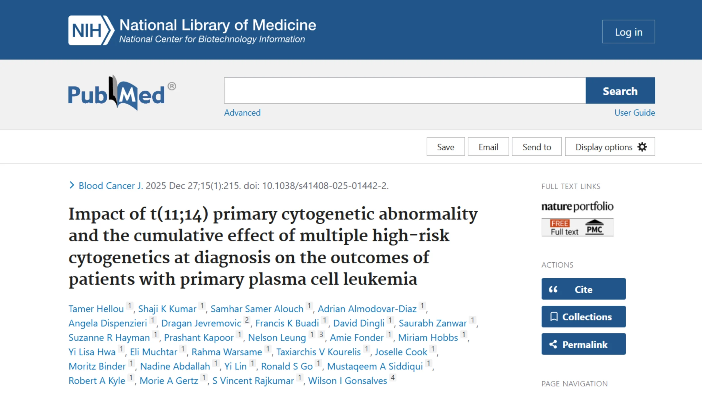 Tamer Hellou: Not All Primary Plasma Cell Leukemia is Created Equally
