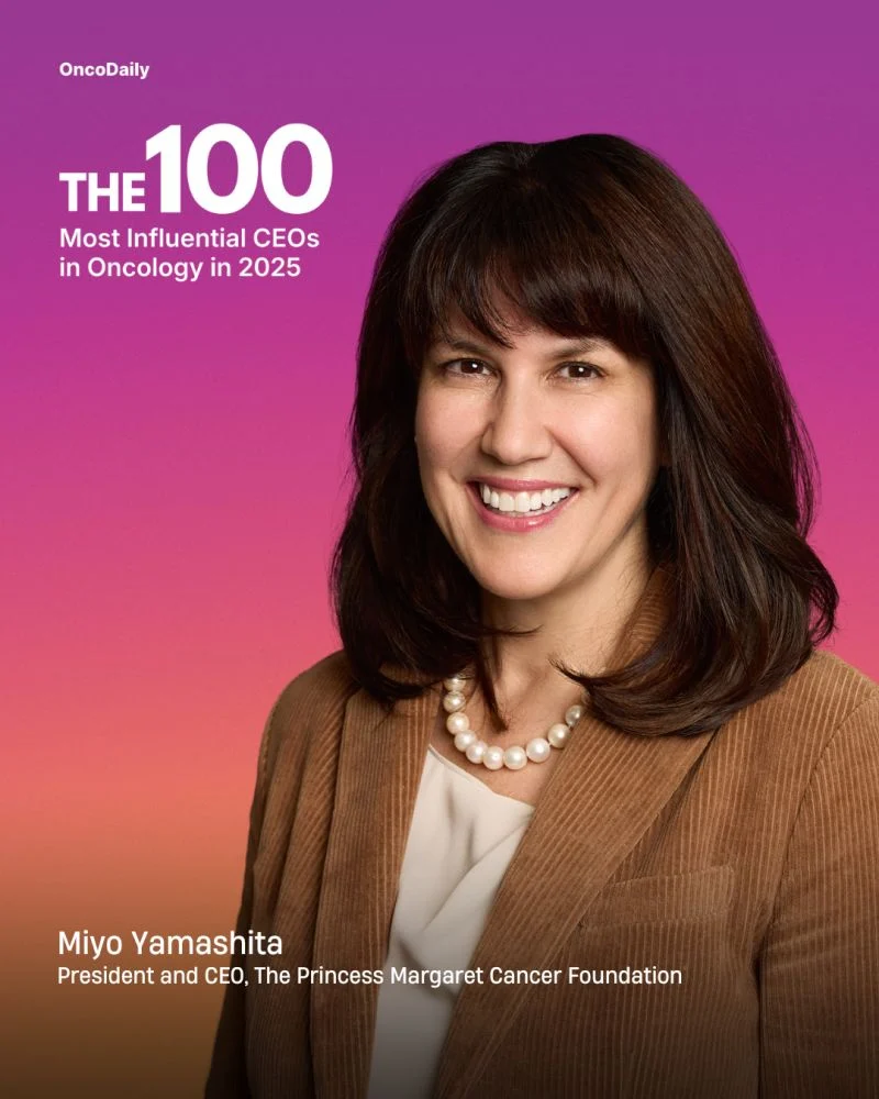 Miyo Yamashita as One of OncoDaily’s Most Influential Oncology CEOs - Princess Margaret Cancer Centre