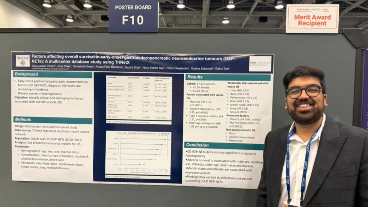 Udhayvir Grewal: Congrats to Deevya on the Conquer Cancer, the ASCO Foundation Merit Award