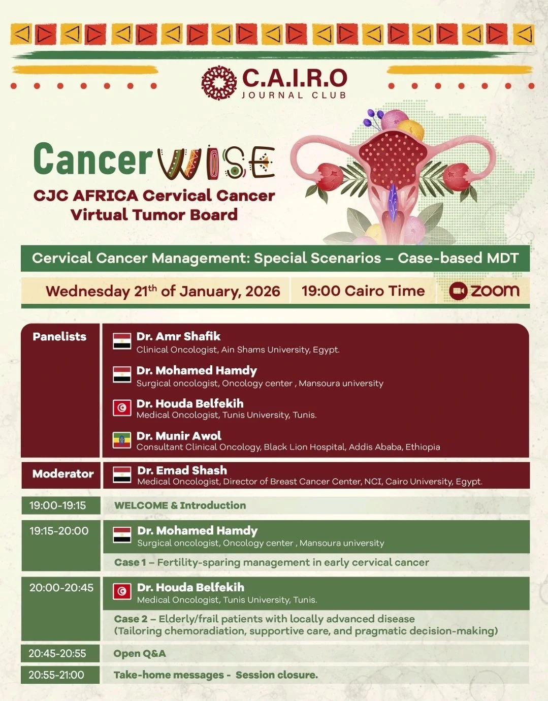 Loay Kassem: An Upcoming CJC Africa Session Focused on Complex Aspects of Cervical Cancer Care 2 Loay Kassem: An Upcoming CJC Africa Session Focused on Complex Aspects of Cervical Cancer Care