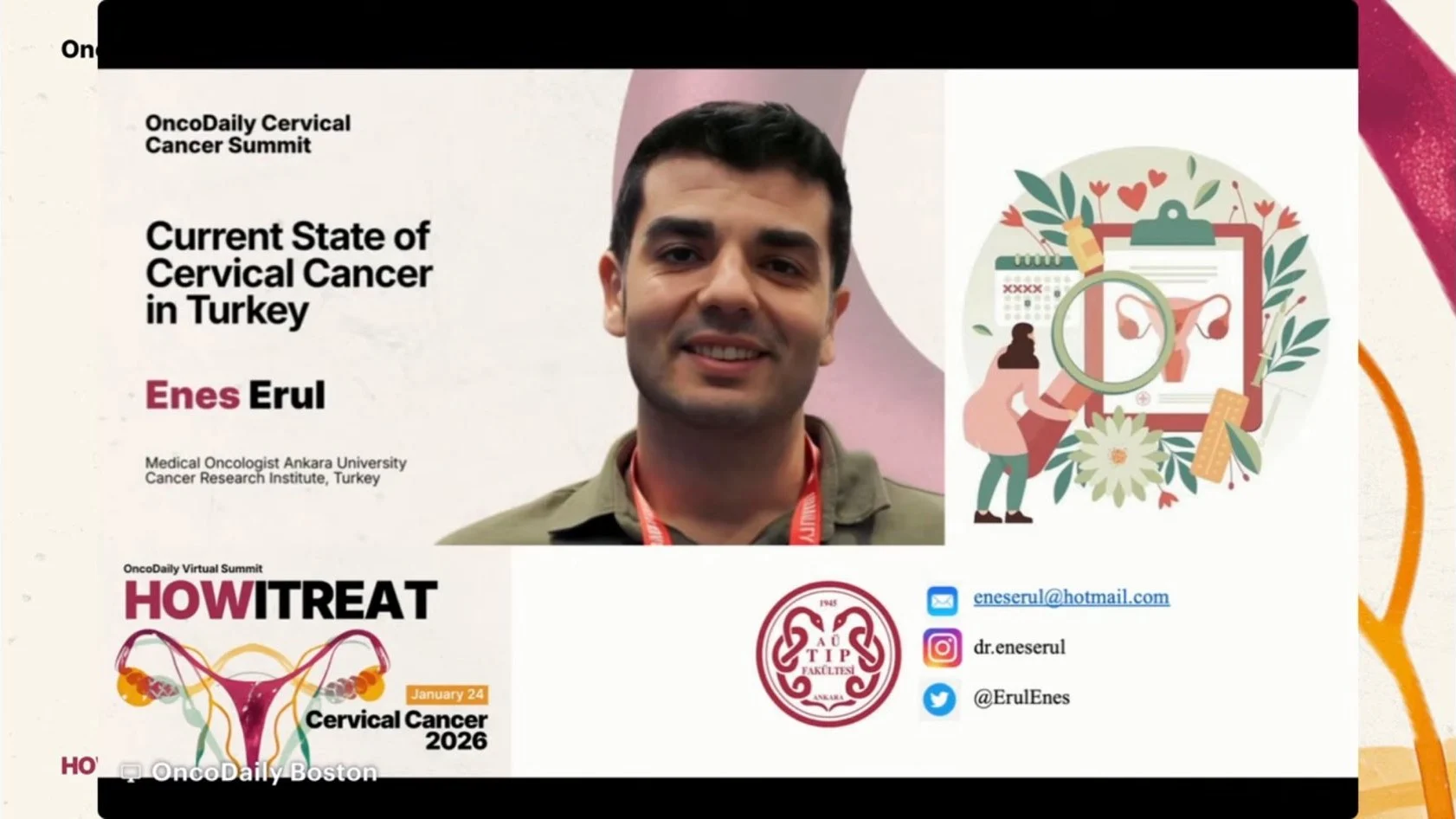 Enes Erul: Cervical Cancer Is One of the Few Cancers We Can Prevent and Eliminate