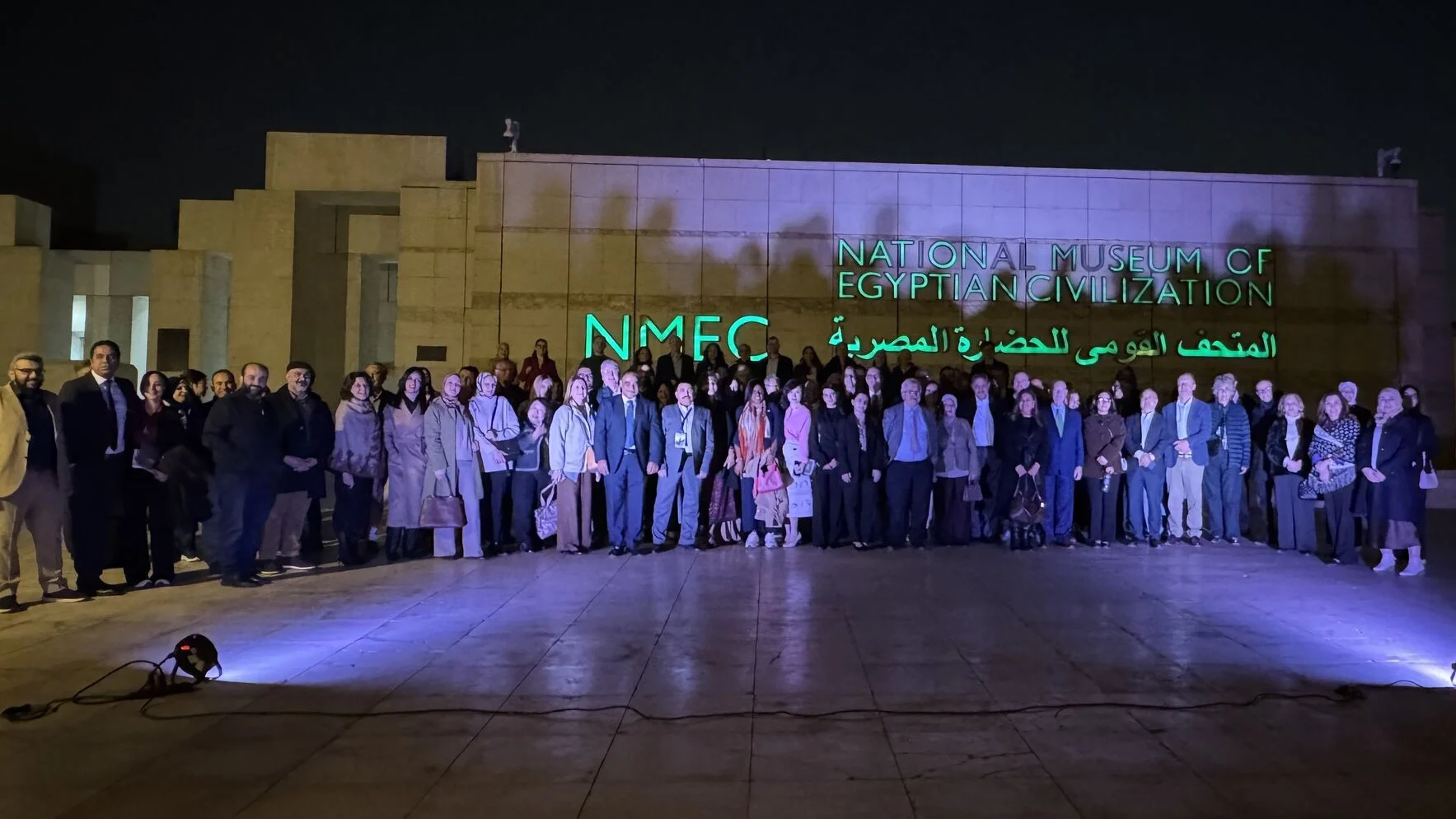 Wafik S. El-Deiry: Enjoyable Group Dinner Event at the National Museum of Egyptian Civilization at BGICC26
