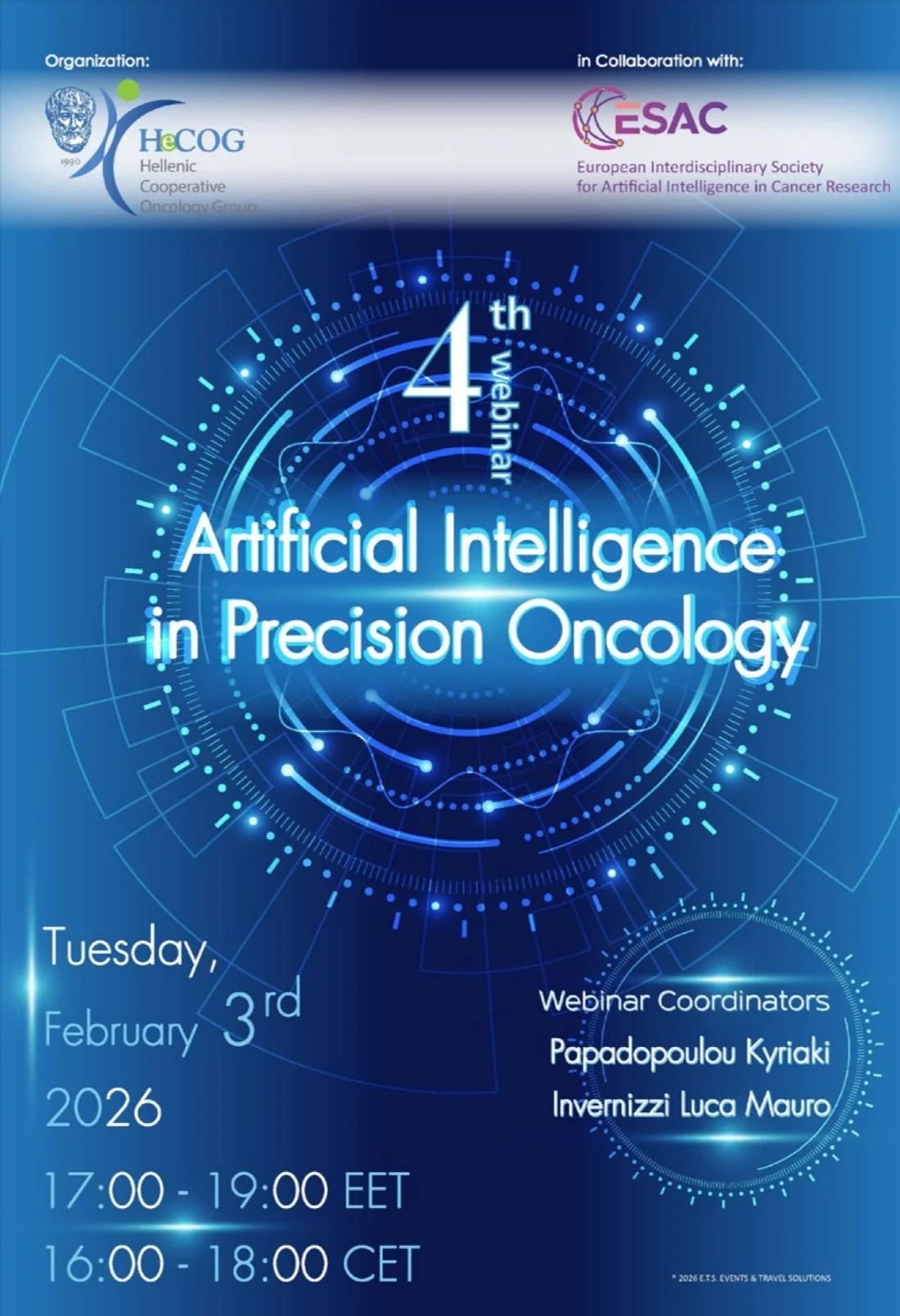 Helena Linardou: 4th Webinar of the Series Entitled “Practical Applications - Genomics and Other -omics”