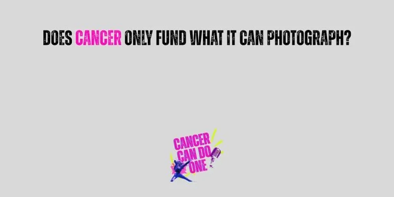 Mike Kinnaird: Does Cancer Only Fund What It Can Photograph?