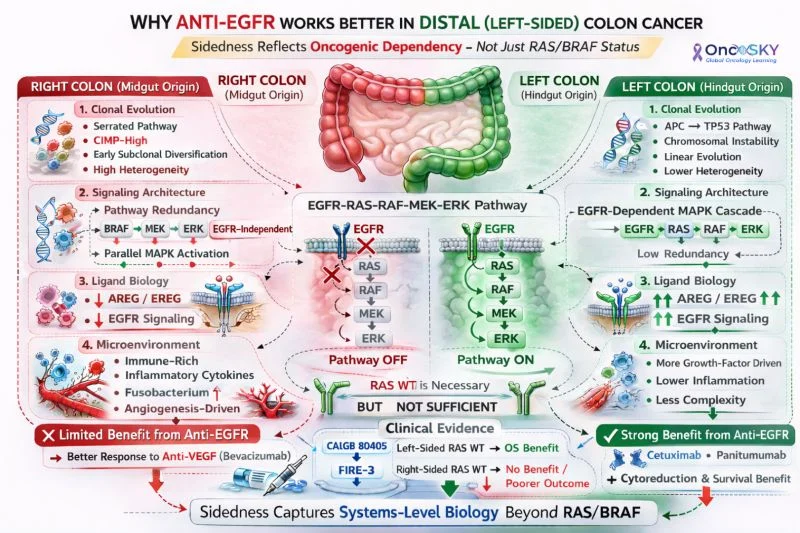 Why Anti-EGFR Works Better in Distal Colon Cancer? - OncoSKY Global