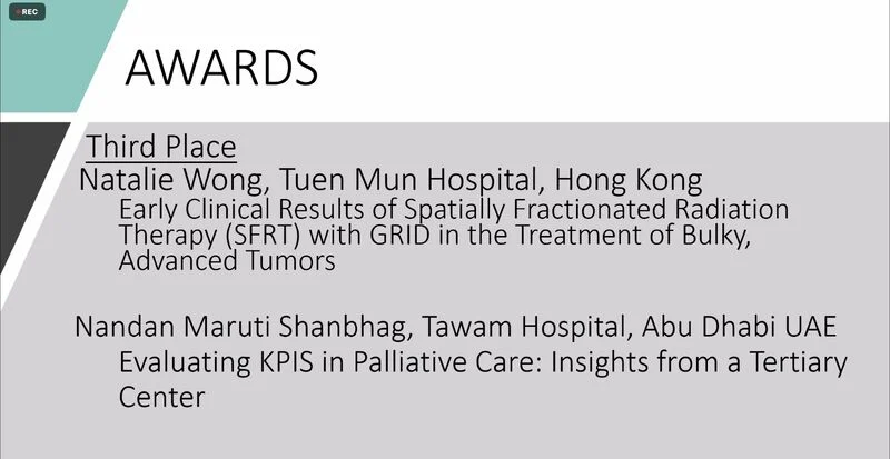 Nandan Shanbhag: SEHA Tawam Hospital Wins Third Place at SPRO Symposia