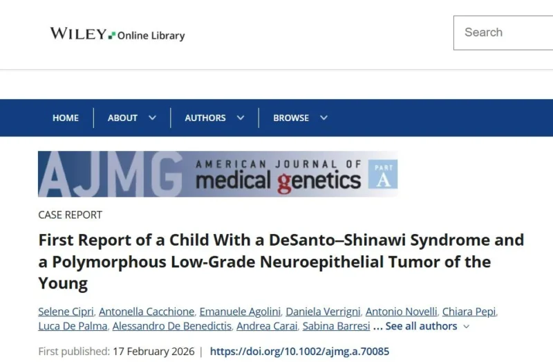 Angela Mastronuzzi: First Report of a Child With a DESSH and a PLNTY of the Young