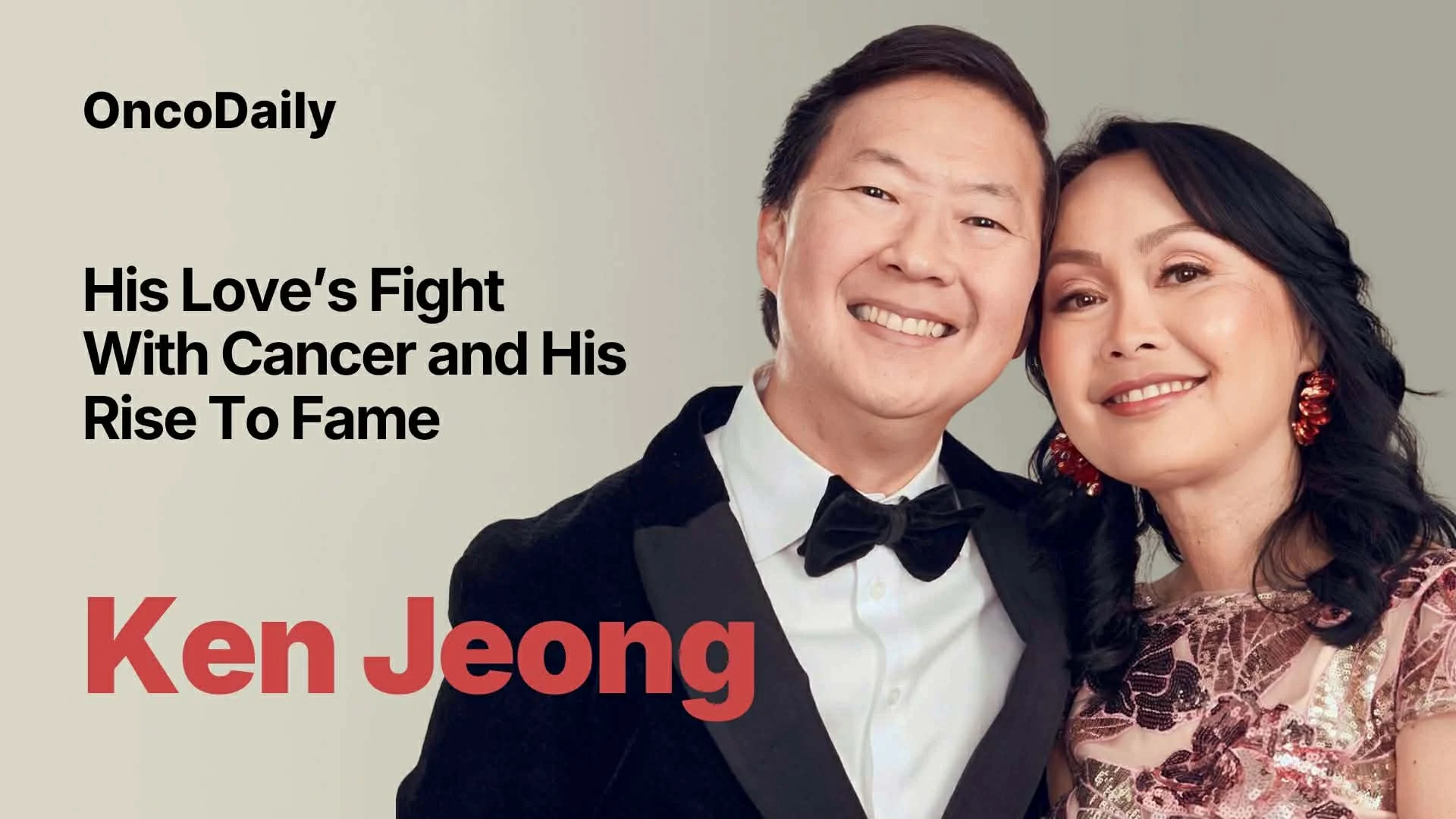 Ken Jeong wife breast cancer