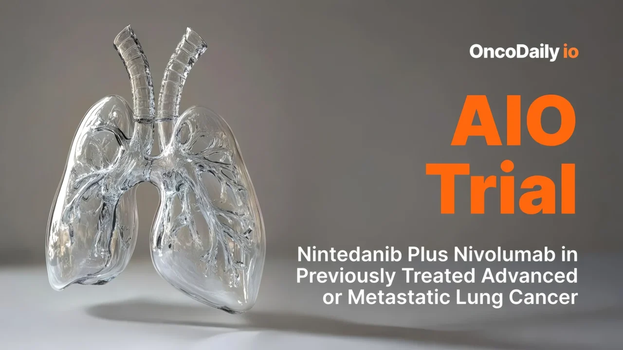 AIO Trial: Nintedanib Plus Nivolumab in Previously Treated Advanced or Metastatic Lung Cancer