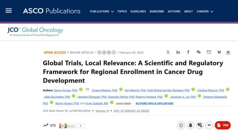 Muaiad Kittaneh: The Role of Regional Enrollment Strategies in Global Oncology Trials